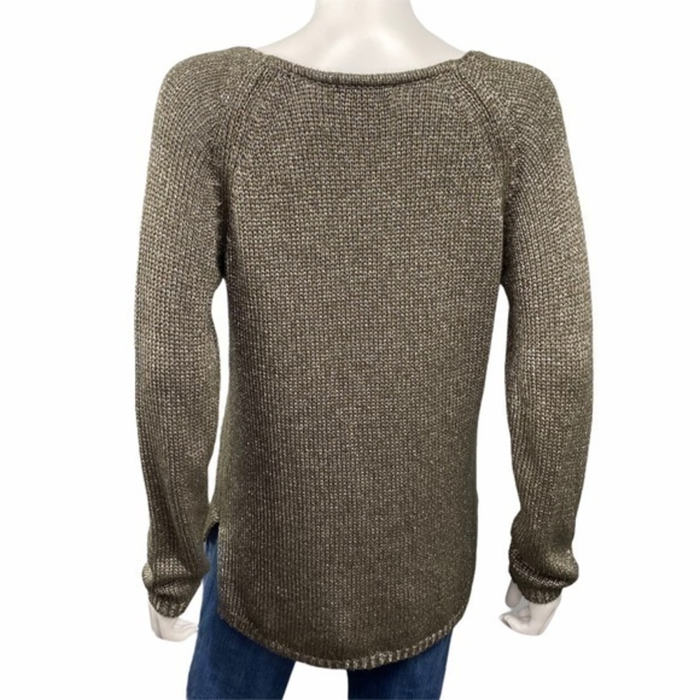 Brave Soul London Green Metallic Sweater Size M - Picture 5 of 7